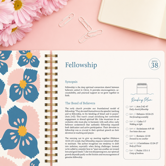 The Bible In A Year: 52-Week Guided Study Journal