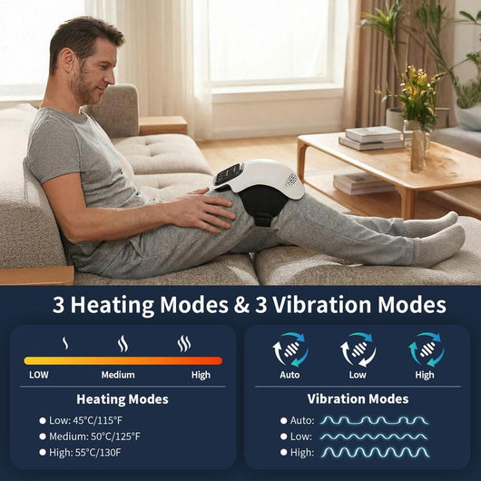 Cordless Knee Massager — Heat & Massage Wrap