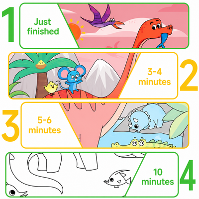 Magic Water Painting & Doodle Book Set for Kids