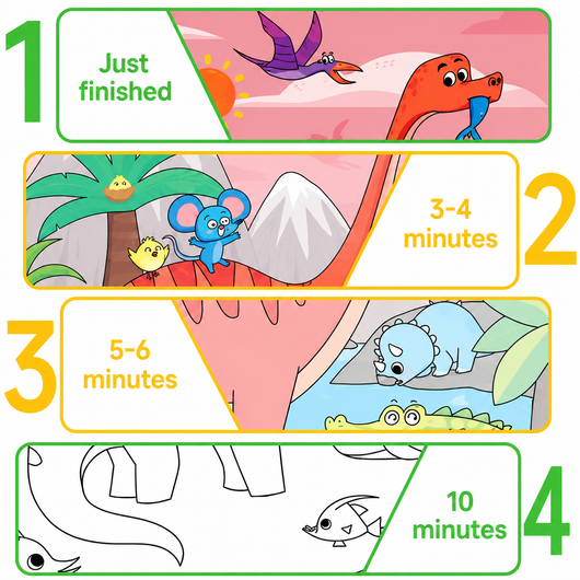 Magic Water Painting & Doodle Book Set for Kids