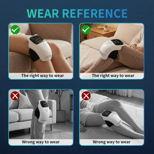 Cordless Knee Massager — Heat & Massage Wrap