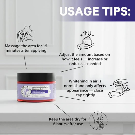 Jexzy Soothing Pain Relief Gel 4oz jar — fast-absorbing natural botanical formula