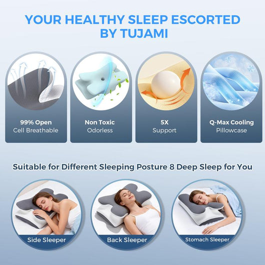 Cooling Memory Foam Neck Pillow
