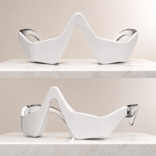 EMS Eye Massager Glasses — Micro-Current Massage for Puffiness, Tired Eyes & Dark Circles